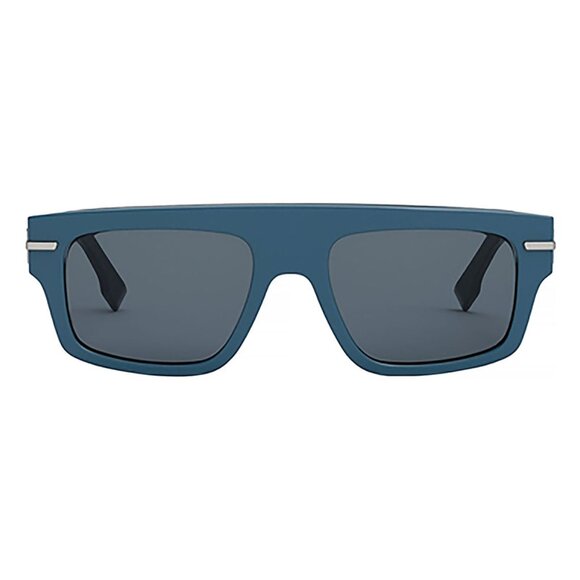 NEW FENDI MEN SUNGLASSES SQUARE BLUE GREY FENDI FE40091U 90V EYEWEAR - Picture 2 of 3